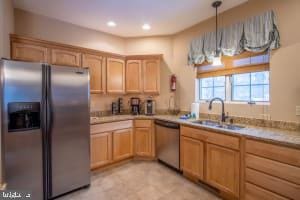 kitchen featuring sink and stainless steel appliances