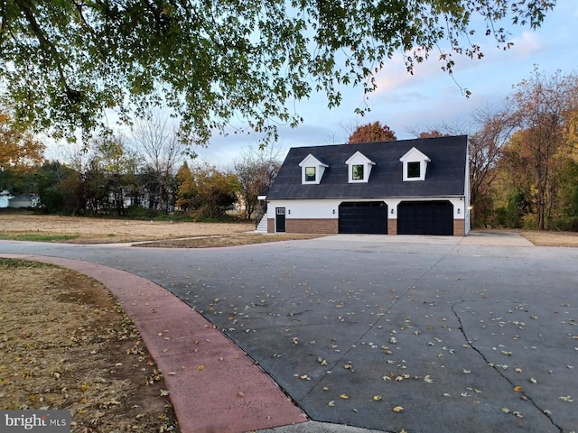 view of home's exterior featuring a garage