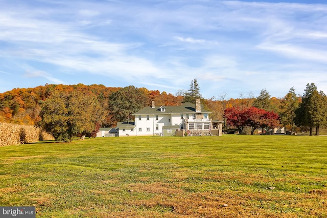 view of yard