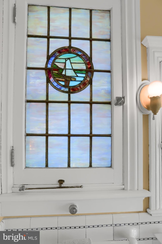 view of room details