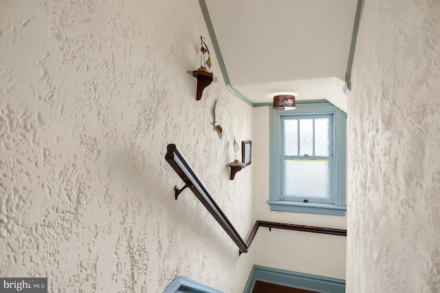 view of staircase