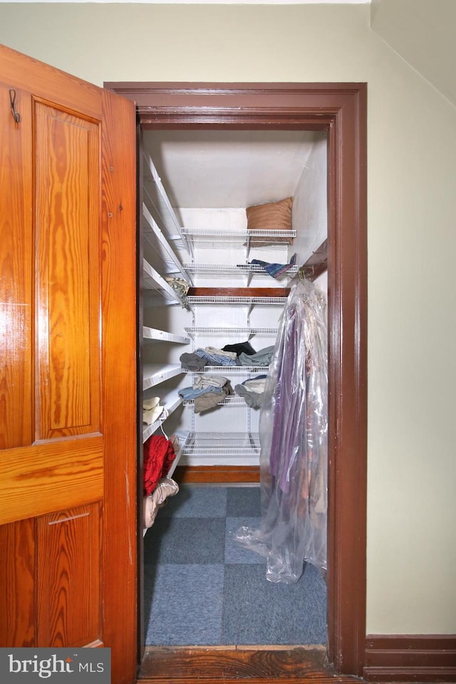 view of storage room