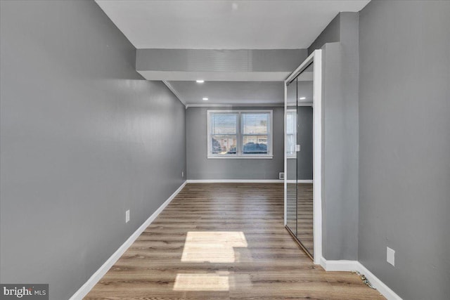 interior space with wood-type flooring