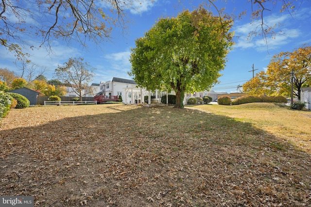 view of yard