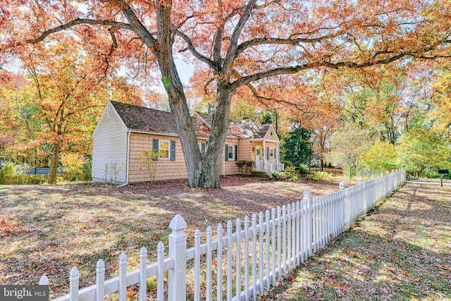 view of front of property