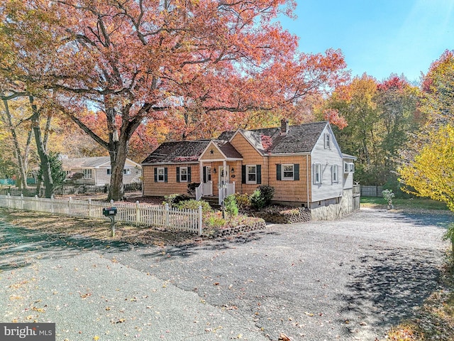 view of front of home