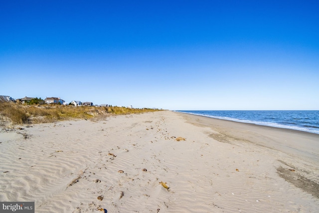 water view featuring a view of the beach