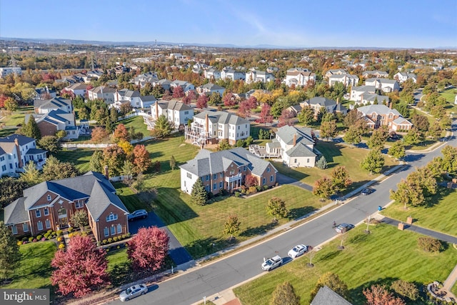 20069 Forest Farm Ln, Ashburn, VA 20147 - birds eye view of property with a residential view