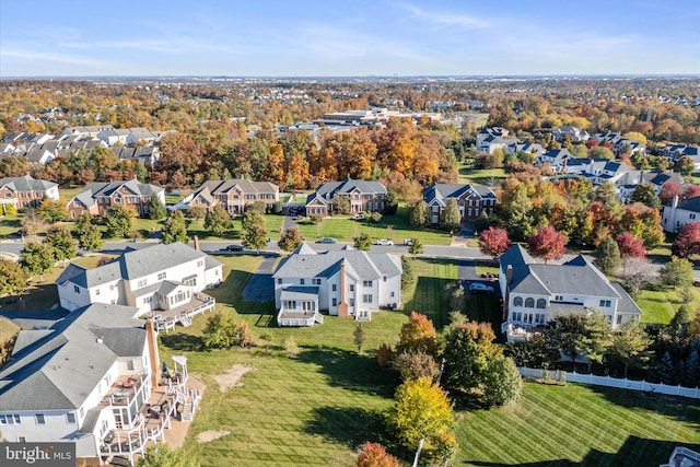 20069 Forest Farm Ln, Ashburn, VA 20147 - bird's eye view featuring a residential view