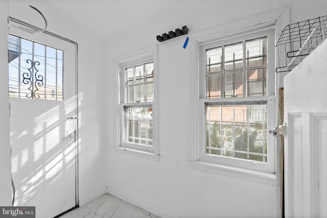 entryway with a healthy amount of sunlight