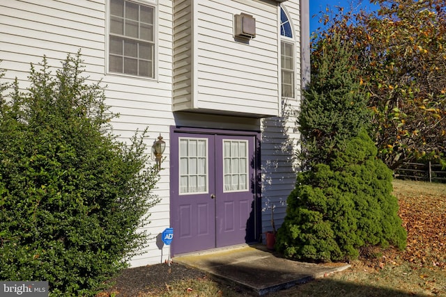 view of entrance to property