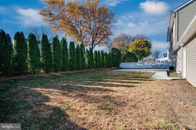 view of yard