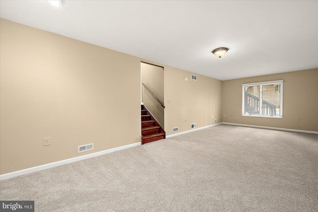 39 Admiral Ave, Ocean Pines, MD 21811 - carpeted spare room featuring stairs and baseboards