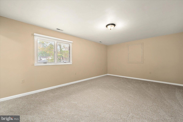 empty room with carpet floors