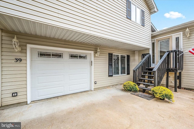 39 Admiral Ave, Ocean Pines, MD 21811 - view of exterior entry featuring a garage