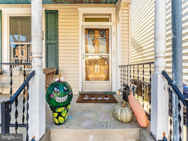 view of entrance to property