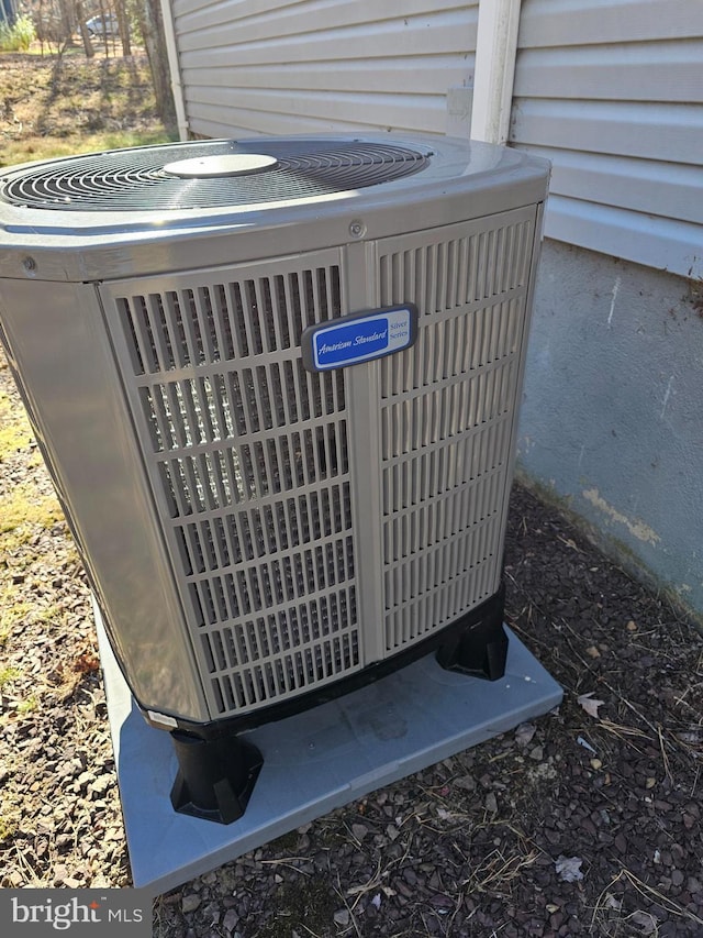 exterior details with central air condition unit