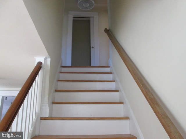 view of stairs