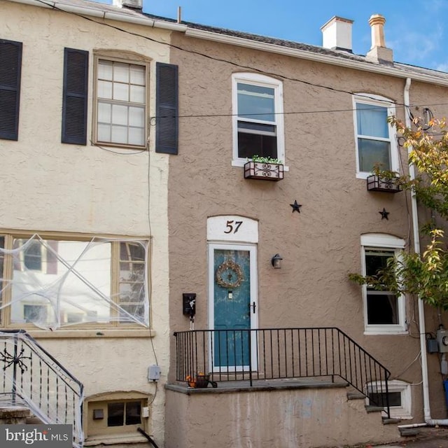 57 N Franklin St, Lambertville, NJ 08530 - townhome / multi-family property with stucco siding