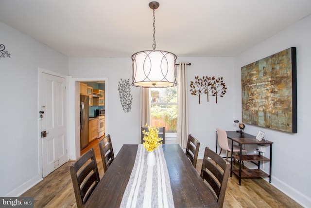 57 N Franklin St, Lambertville, NJ 08530 - dining room featuring baseboards and wood finished floors