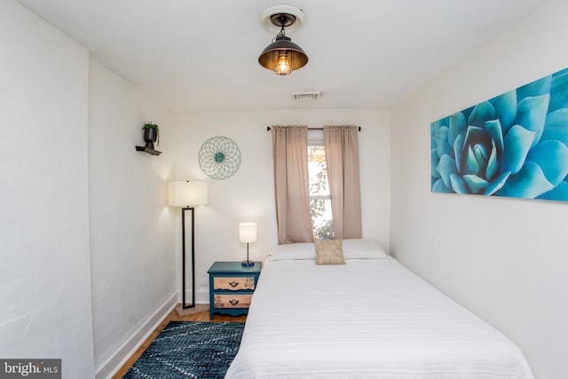 57 N Franklin St, Lambertville, NJ 08530 - bedroom featuring baseboards, visible vents, and wood finished floors