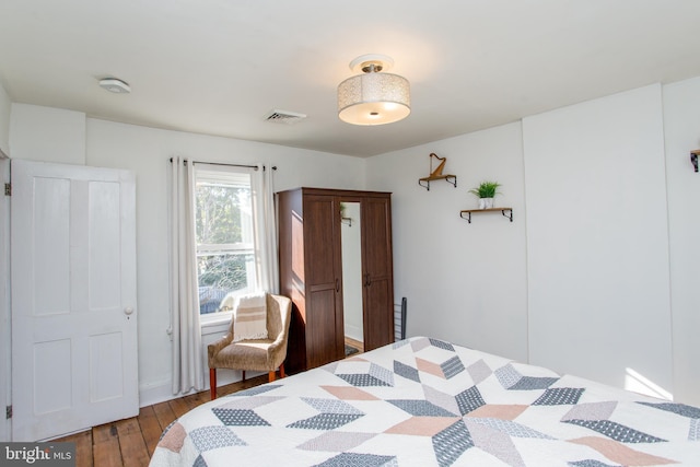 57 N Franklin St, Lambertville, NJ 08530 - bedroom with hardwood / wood-style floors and visible vents