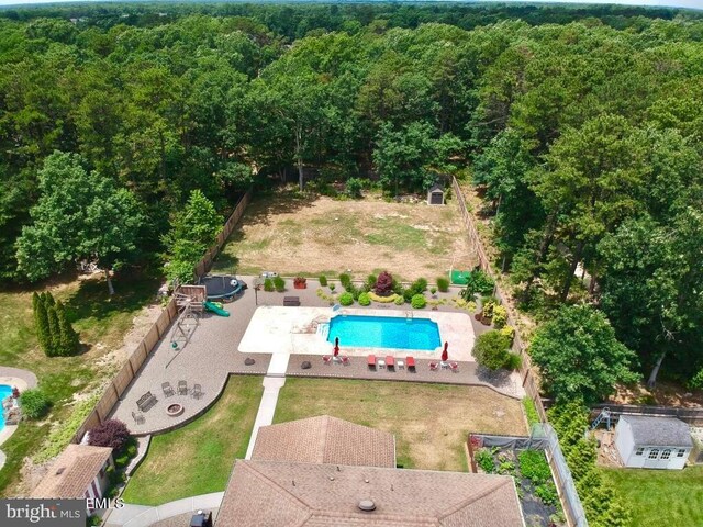 144 Sams Rd, Jackson, NJ 08527 - birds eye view of property with a view of trees