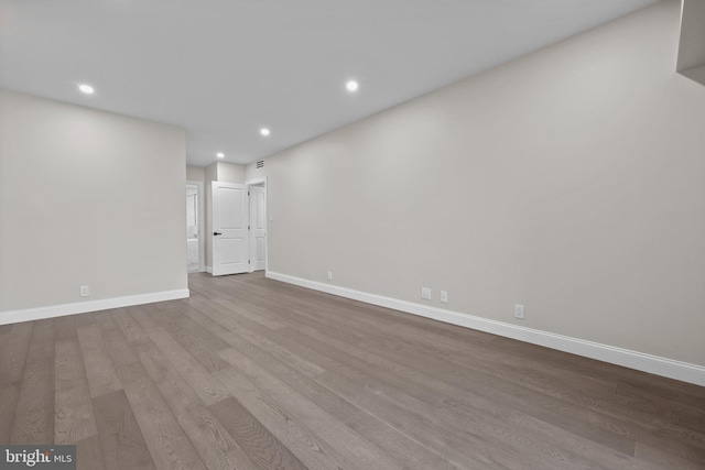 interior space featuring light hardwood / wood-style floors