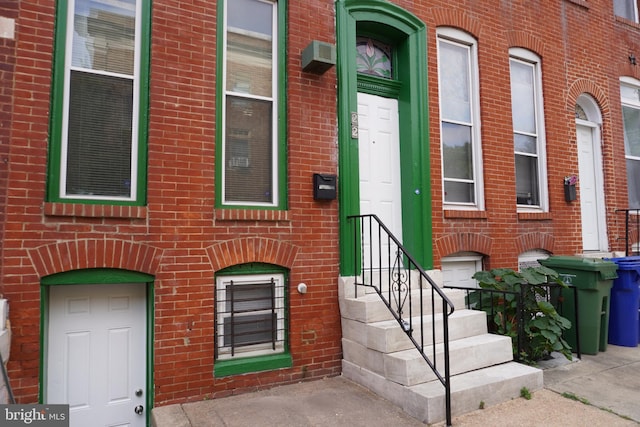 22 Parkin St, Baltimore, MD 21201 - property entrance with brick siding
