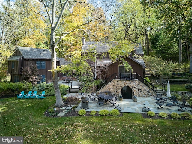 exterior space featuring a patio