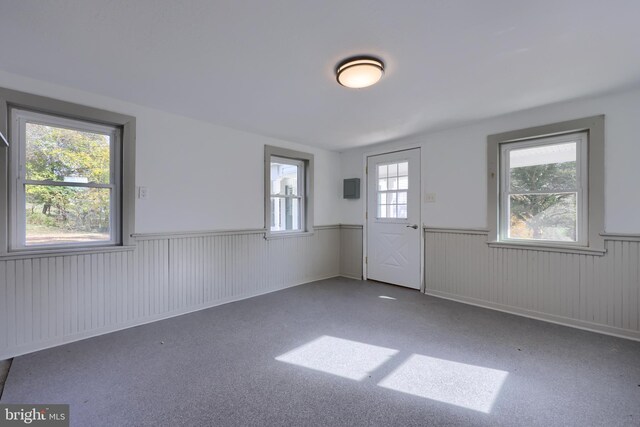 438 Green Spring Rd, York, PA 17403 - carpeted empty room with a wainscoted wall