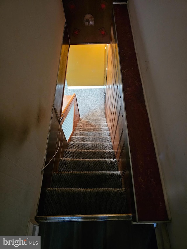 view of stairs