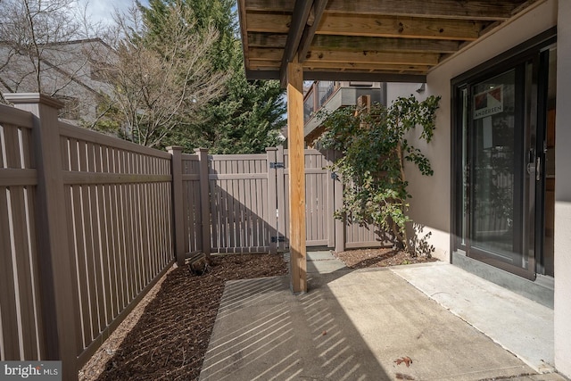 view of patio