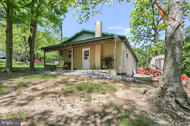 view of back of property