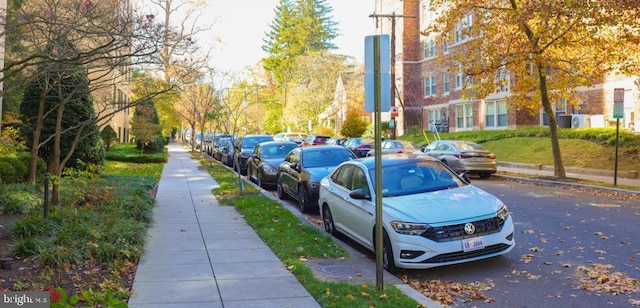 view of vehicle parking