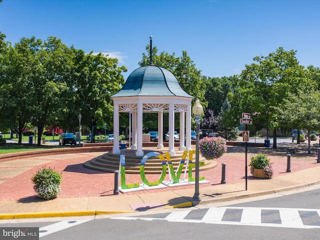 view of property's community featuring a gazebo