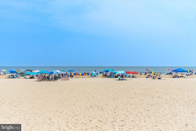 water view featuring a view of the beach