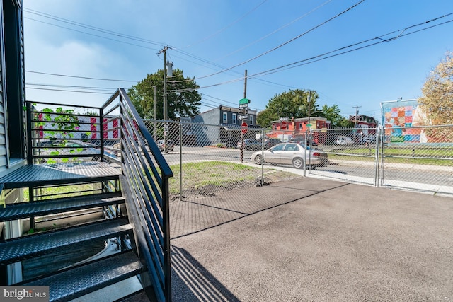view of patio / terrace with fence