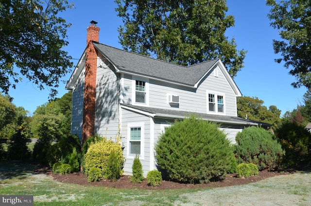 view of side of property