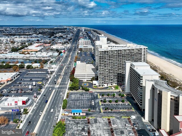 11204 Coastal Hwy Unit 9H, Ocean City, MD 21842 - drone / aerial view featuring a water view