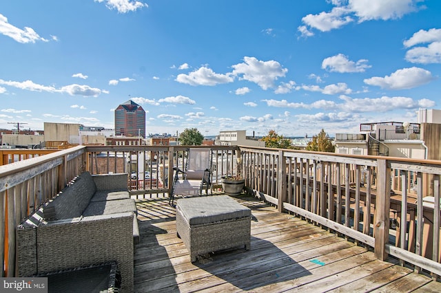 view of deck