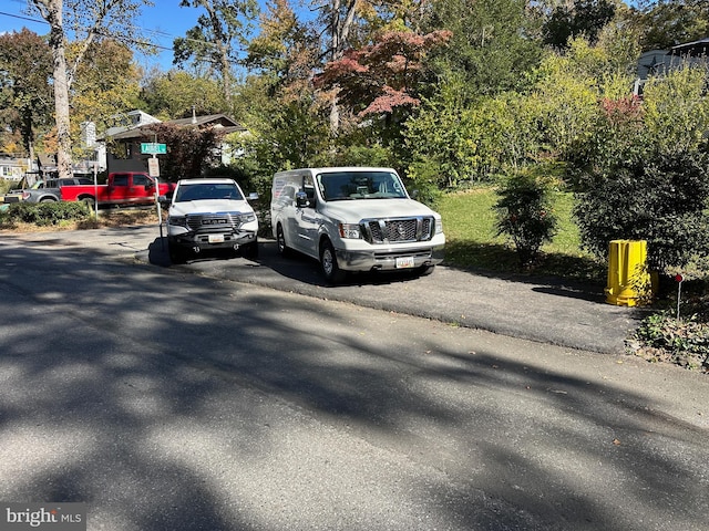 view of vehicle parking