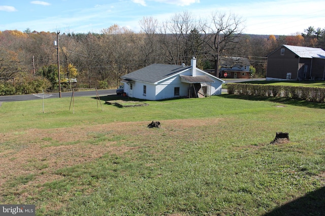 view of yard