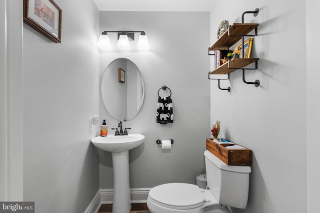 bathroom with toilet