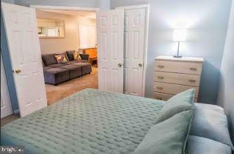 bedroom with a closet