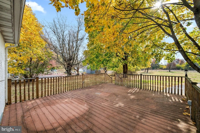 view of deck