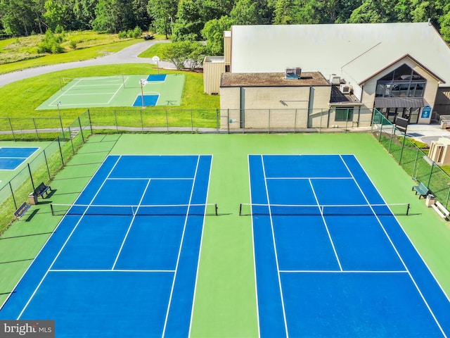 view of sport court