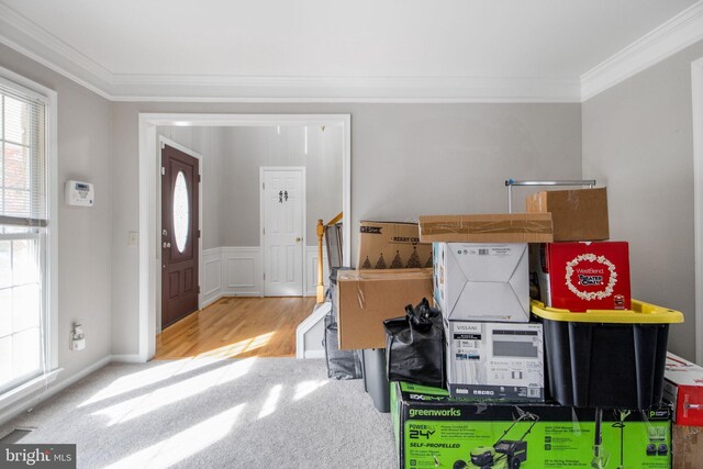 view of storage room