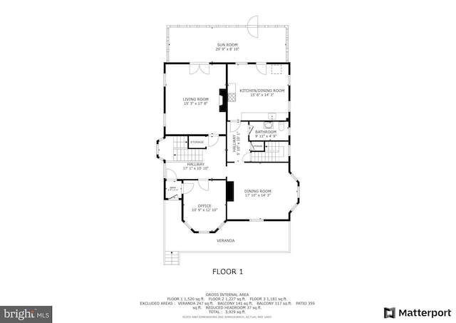 view of layout