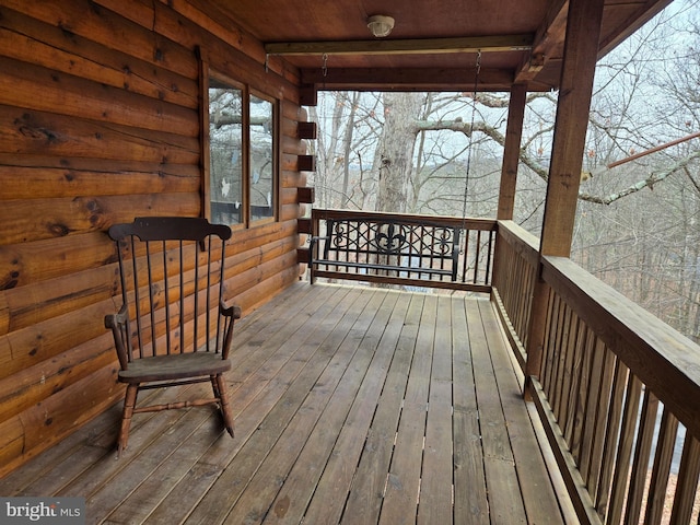 view of deck